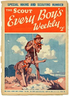 Lost Gallery: The Scout, Every Boys Weekly front cover