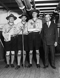 Images Dated 9th September 2011: Scout Leaders