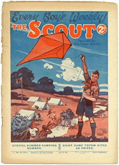 Tent Collection: The Scout magazine front cover, Special Summer Camping Numbe