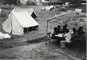Images Dated 1st February 2012: Scout patrol during Wood Badge course, Dominica