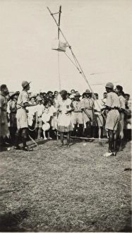 Scouting event at camp in Fiji, South Pacific Scouting event at camp in Fiji, South Pacific