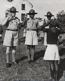 Commissioners Prints: Scouting rally at Konongo, Ghana, West Africa