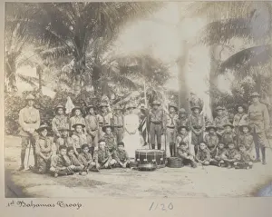 Bugle Prints: Scouts of the 1st Bahamas Troop