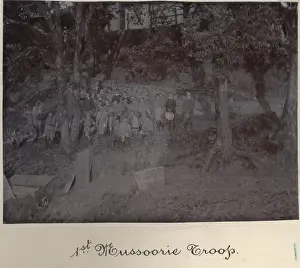 Scouts of the 1st Mussoorie Troop, India
