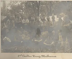 Scouts of the 2nd Carlton Troop, Melbourne, Australia