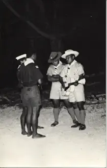 Polynesia Prints: Scouts in Banaba (Ocean Island), Pacific