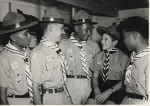 Scouts in Banaba (Ocean Island), Pacific
