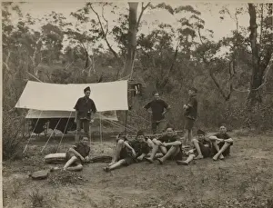 Scouts camping in Australia