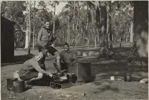 Commissioners Prints: Scouts cooking in South Australia