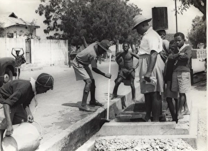 Accra Gallery: Scouts and cubs, Bob A Job Week, Ghana, West Africa