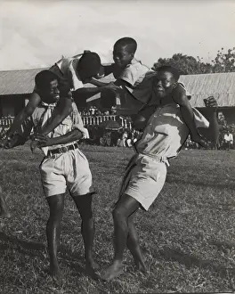 Energetic Prints: Scouts and cubs from Ghana, West Africa