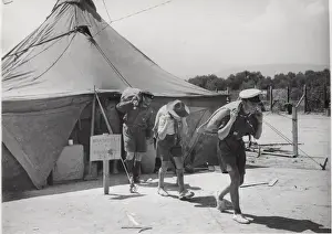 Distribution Prints: Scouts distributing food in Zakynthos, Greece
