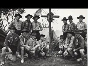 Scouts in Exile at camp