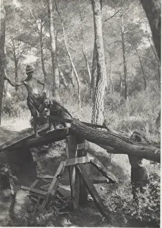 Woodwork Prints: Scouts in Exile, at camp in Fabregas, France