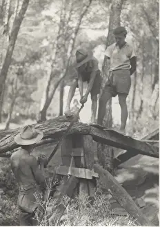 Scouts in Exile, at camp in Fabregas, France