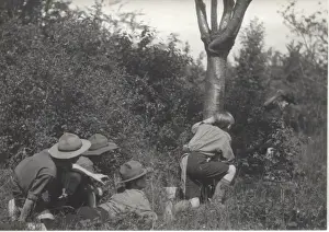 Scouts in Exile, at camp in Montfort-l Amaury, France