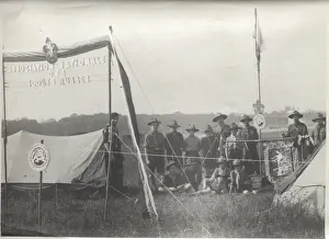 Delegation Prints: Scouts in Exile, at camp in Triveaux, France