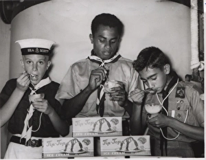 Scouts from Fiji, South Pacific