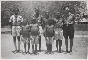 Beret Collection: Scouts at Georgetown (Janjanbureh), Gambia, West Africa