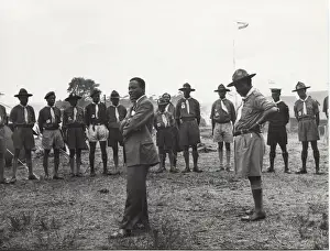 Scouts from Ghana at camp