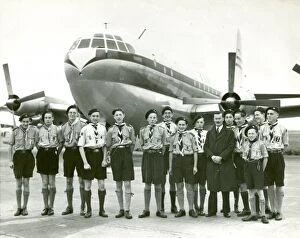 Air Port Gallery: Scouts at Heathrow Airport
