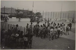 Scouts inspection and parade, Hong Kong, China