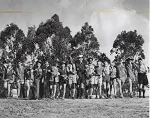Linked Prints: Scouts on a jamboree in Australia