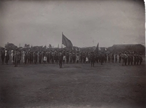 Accra Gallery: Scouts on parade, Christiansborg, Ghana, West Africa