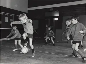 Cubs Prints: Scouts playing dodgeball