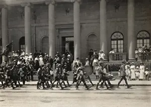 Scouts at a rally, Natal, South Africa