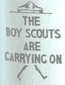 Scouts during Wartime
