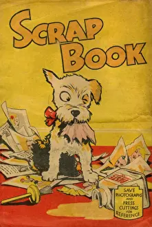 Scrap Book cover - Dog