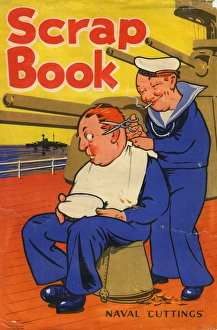 Images Dated 12th April 2016: Scrap Book - Naval Cuttings