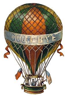 Images Dated 3rd June 2016: Scrapbook cover design - Ballooning