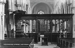 Carvings Prints: The Screen of Wakefield Cathedral