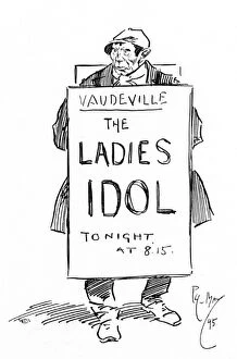 Scruffy Street Tough advertising The Ladies Idol