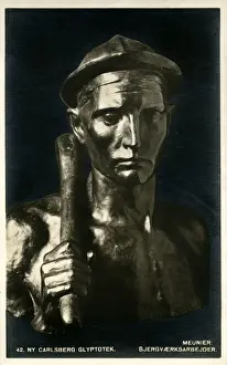 Pick Prints: Sculpture Bust in the Carlsberg Museum, Copenhagen, Denmark