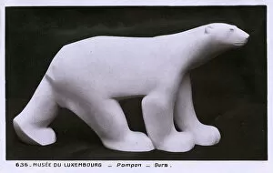 Sculpture of a Polar Bear by Francois Pompon