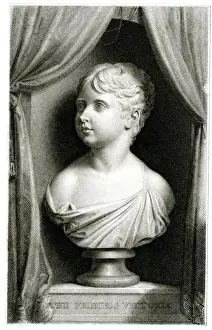 Sculpture of Princess Victoria, later Queen Victoria