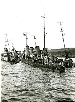 Flow Gallery: Scuttling of German Fleet, Scapa Flow, 21 June 1919
