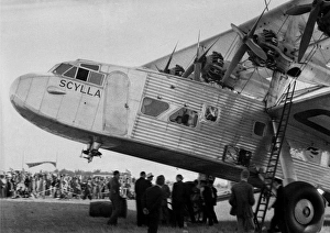 Scheduled Collection: Scylla L17 biplane on an airfield