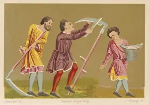Scything Prints: Scything, Sowing, C13