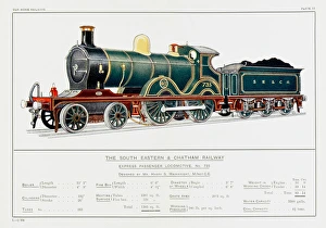 Images Dated 16th October 2007: Se and Chatham Rly Loco