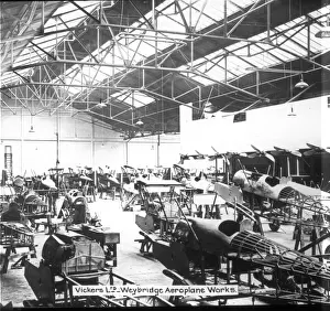 SE5a production at the Vickers Weybridge Aeroplane Works