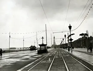 Illuminations Prints: Sea front at Blackpool, Lancashire