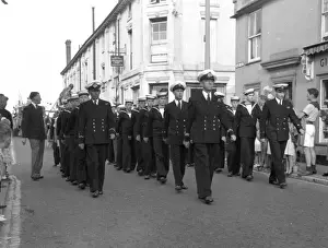 Sea Cadet parade, Walton-on-the-Naze, Essex