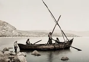 The Sea of Galilee, also called Lake Tiberias, modern Israel