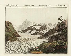Glacier Gallery: Sea of Ice at Montanvert Glacier, 18th century
