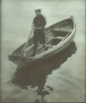 Activities Prints: Sea Scout patrol leader in a gig