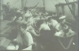 Sea Scouts on board HMS Implacable, Portsmouth
